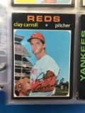 1971 Topps #394 Clay Carroll Reds