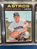 1971 Topps #44 Johnny Edwards Astros
