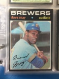 1971 Topps #493 Dave May Brewers
