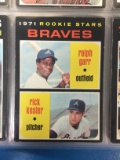 1971 Topps #494 Braves Rookie Stars - Ralph Garr & Rick Kesler