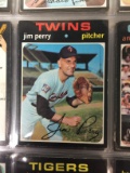 1971 Topps #500 Jim Perry Twins