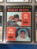 1971 Topps #512 Red Sox Rookie Stars - Dick Mills & Mike Garman