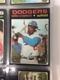 1971 Topps #519 Willie Crawford Dodgers