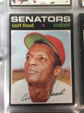 1971 Topps #535 Curt Flood Senators