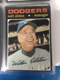 1971 Topps #567 Walt Alston Dodgers