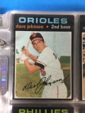 1971 Topps #595 Dave Johnson Orioles