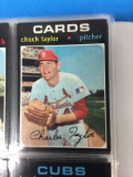 1971 Topps #606 Chuck Taylor Cardinals