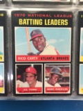 1971 Topps #62 NL Batting Leaders - Joe Torre