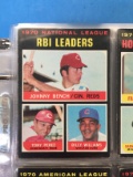 1971 Topps #64 NL RBI Leaders - Johnny Bench