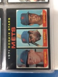 1971 Topps #648 Mets Rookie Stars - Rich Folkers, Ted Martinez, Jon Matlack