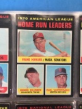 1971 Topps #65 AL Home Run Leaders - Harmon Killebrew & Carl Yastrzemski