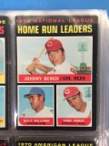 1971 Topps #66 NL Home Run Leaders -Johnny Bench