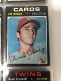 1971 Topps #672 Ed Crosby Cardinals