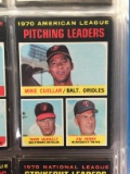 1971 Topps #69 AL Pitching Leaders - Mike Cuellar