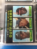 1971 Topps #709 Outfielders Rookie Stars - Dusty Baker, Tom Paciorek, Don Baylor