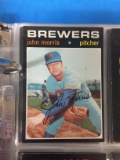 1971 Topps #721 John Morris Brewers