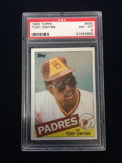 PSA Graded 1985 Topps Tony Gwynn Padres Baseball Card