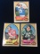 3 Card Lot of 1970 Topps Football Cards