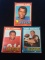 3 Card Lot of 1971 Topps Football Cards