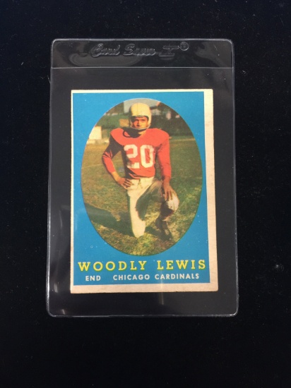 1958 Topps #82 Woodley Lewis Cardinals Football Card