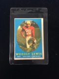 1958 Topps #82 Woodley Lewis Cardinals Football Card