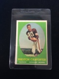 1958 Topps #128 Preston Carpenter Browns Football Card