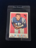 1959 Topps #163 L.G. Dupre Colts Football Card