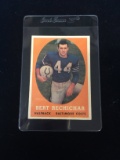 1958 Topps #74 Bert Rechichar Colts Football Card