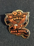 Vintage 1993 Sturgis Bike Week Best Lapel Pin - RARE