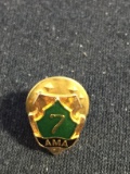 AMA American Motorcycle Association Member Pin - Year 7