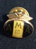 AMA American Motorcycle Association Member Pin - Year 18
