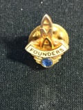 AMA American Motorcycle Association Member Pin - Year 20 - Founders