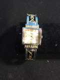 Women's Vivani Gold & Silver Tone Cuff Bracelet Style Watch