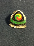 Vintage AMA American Motorcycle Association 35 Year Life Member Hat Lapel Pin - RARE