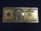 1976 24K Gold Plated United States $100 Bill Style Note