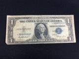 1935-E United States $1 Silver Certificate Currency Bill Note