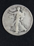 1937-D United States Walking Liberty Half Dollar - 90% Silver Coin