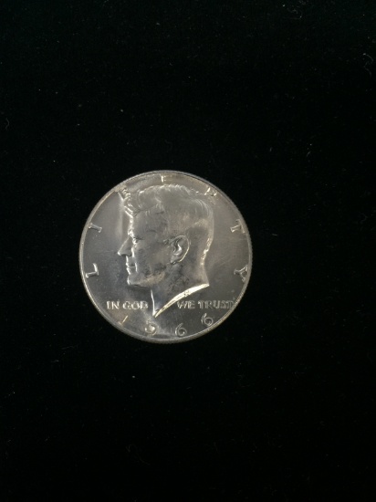 1966 United States Kennedy Silver Half Dollar - 40% Silver Coin