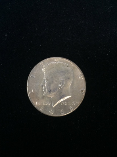 1966 United States Kennedy Silver Half Dollar - 40% Silver Coin