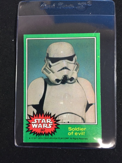 1977 Topps Star Wars Series 4 Card #247 Soldier of Evil!