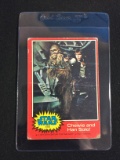 1977 Topps Star Wars Series 2 Card #111 Chewie And Han Solo!