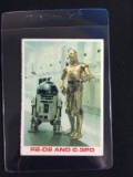 1977 Burger King & Coca-Cola Star Wars Card R2-D2 And C-3PO