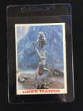 1980 Burger King & Coca-Cola Star Wars Card Luke's Training