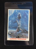 1980 Burger King & Coca-Cola Star Wars Card Luke's Training