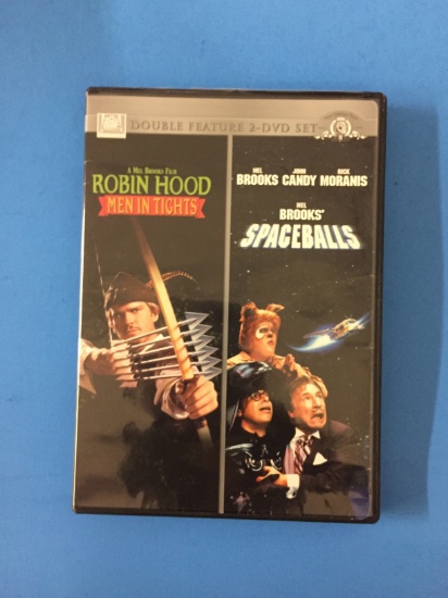 Double Feature - Robin Hood Men In Tights & Spaceballs DVD