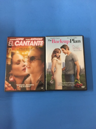 2 Movie Lot: JENNIFER LOPEZ: El Cantante & The Back-Up Plan DVD