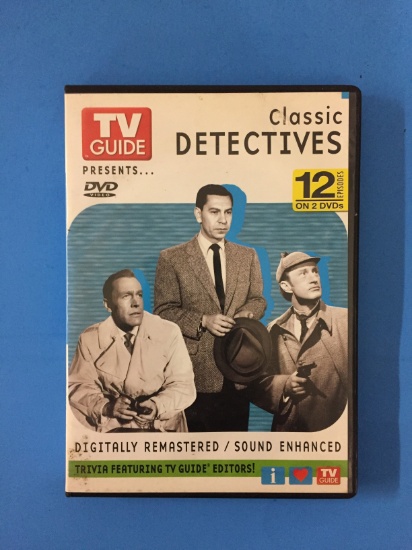 TV Guide Presents 12 Classic Detectives on 2 Discs DVD Collection