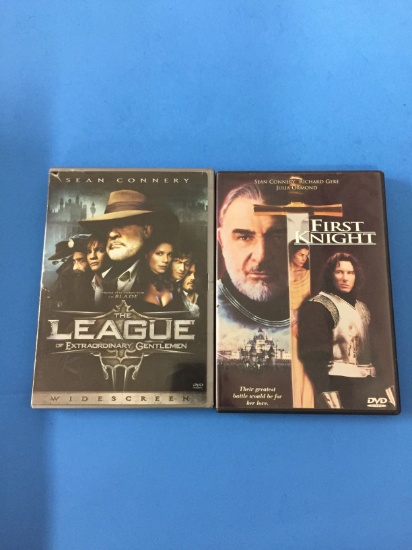 2 Movie Lot: SEAN CONNERY: The League of Extraordinary Gentlemen & First Knight DVD