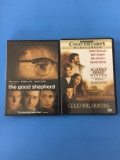 2 Movie Lot: MATT DAMON: The Good Shepherd & Good Will Hunting DVD