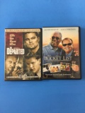 2 Movie Lot: JACK NICHOLSON: The Departed & The Bucket List DVD